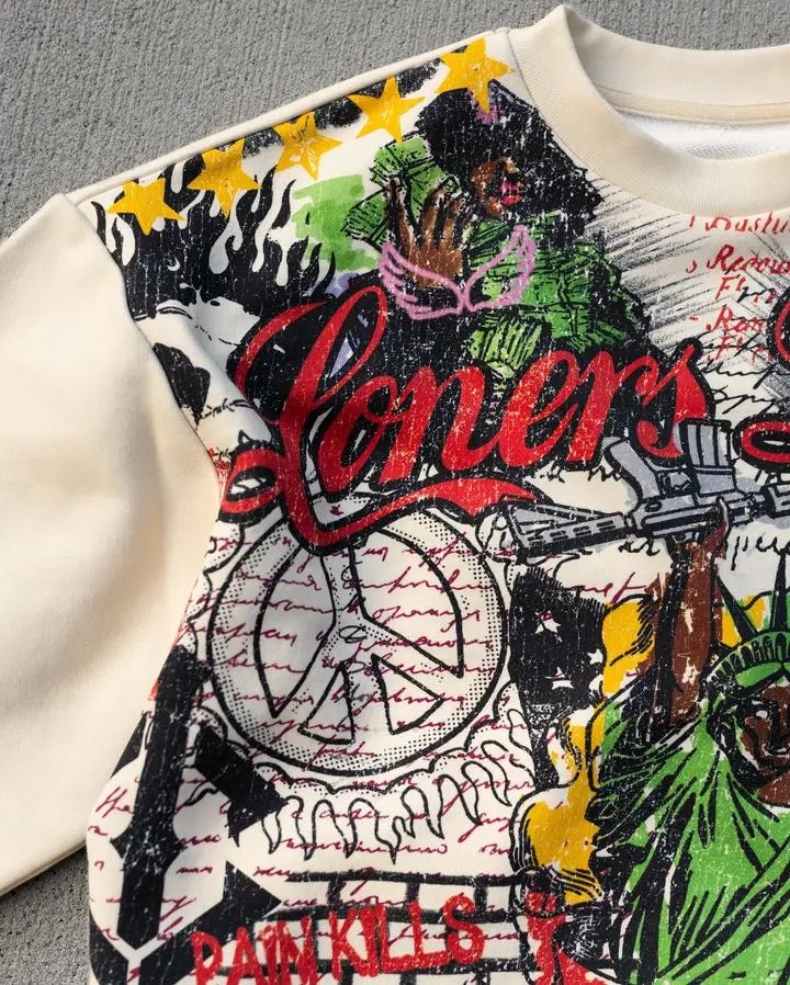 Camiseta De Calle Y2k