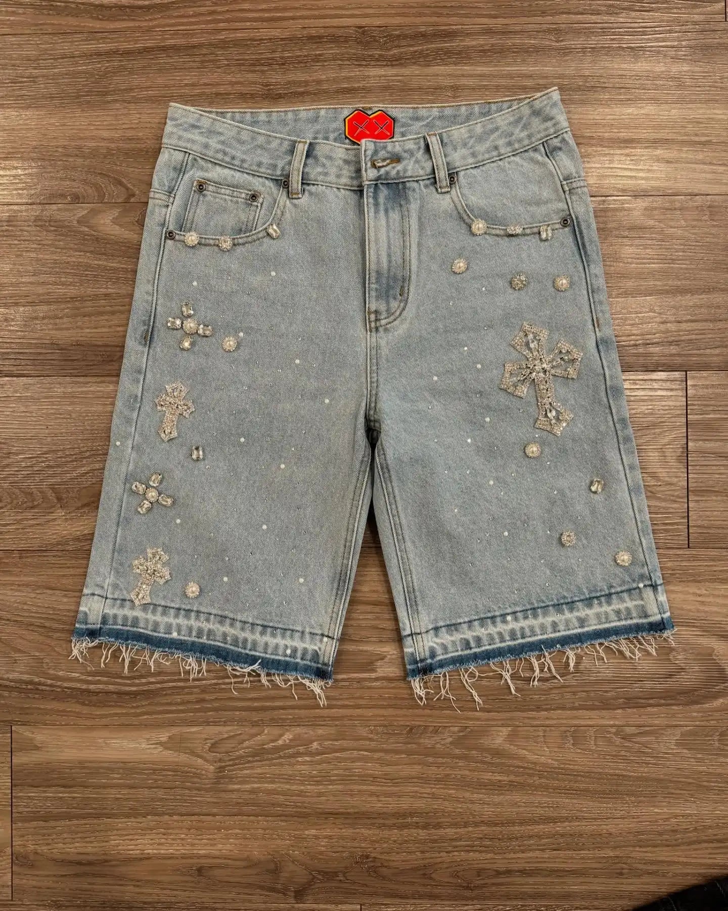 Bermudas Vaqueros Y2K